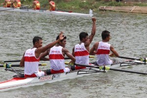 Atlet Cabang Rowing Dan Boling Indonesia, Sumbang Medali Perunggu
